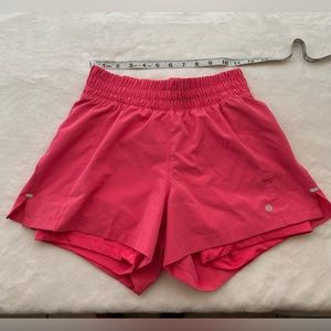 Layer 8- Pink athletic shorts